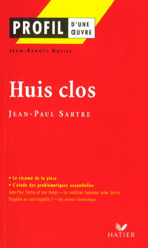 Huis clos, Jean-Paul Sartre