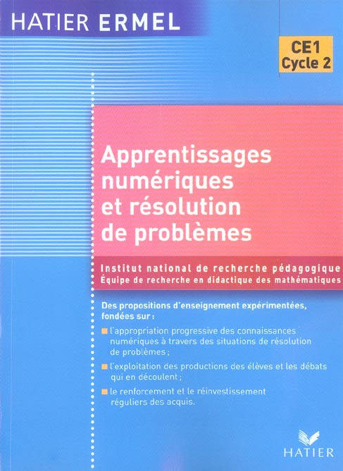 Apprentissages numériques et résolution de problèmes CE1