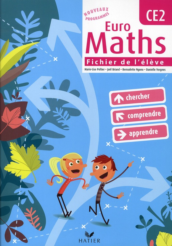 Euro Maths CE2. Fichier de l'élève, avec un Aide-mémoire, Edition 2010