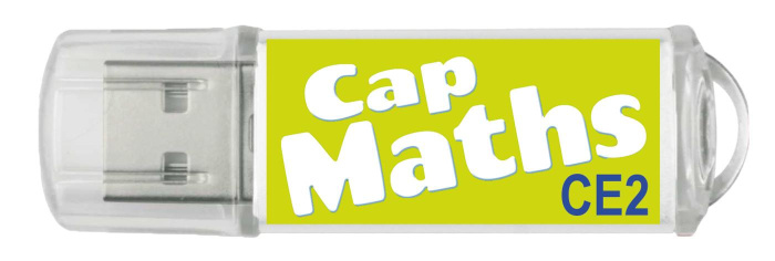 CAP MATHS CE2 ED. 2016 ACTIVITES INTERACTIVES - CLE USB