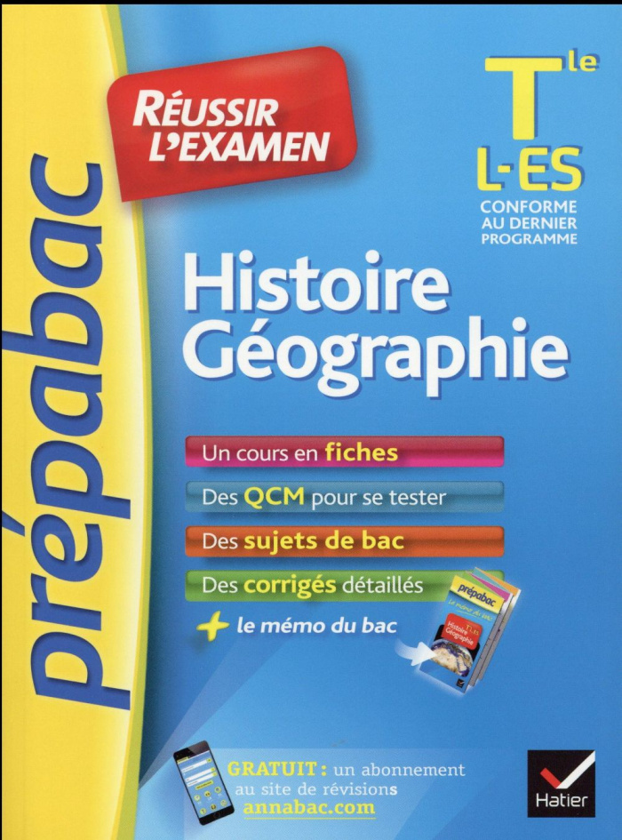 Histoire-géographie Tle L, ES
