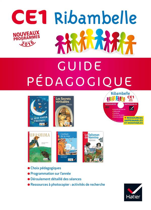 Ribambelle CE1. Guide pédagogique, Edition 2016, avec 1 CD audio