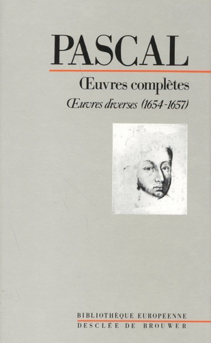 OEUVRES COMPLETES DE PASCAL. Tome 3