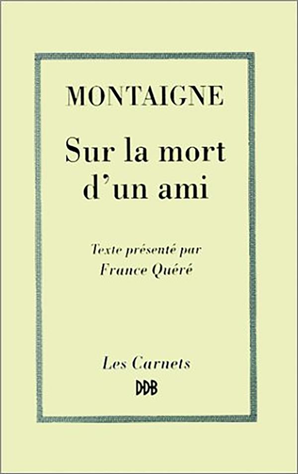 Sur la mort d'un ami