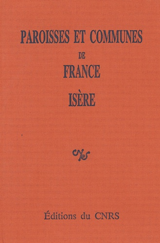 Paroisses et communes de France. Isère