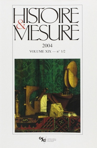 Histoire & Mesure Volume 19 N°1-2/2004 : Procédures techniques de l'arpentage romain