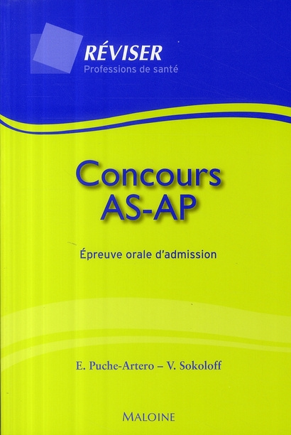 Concours AS-AP. Epreuve orale d'admission