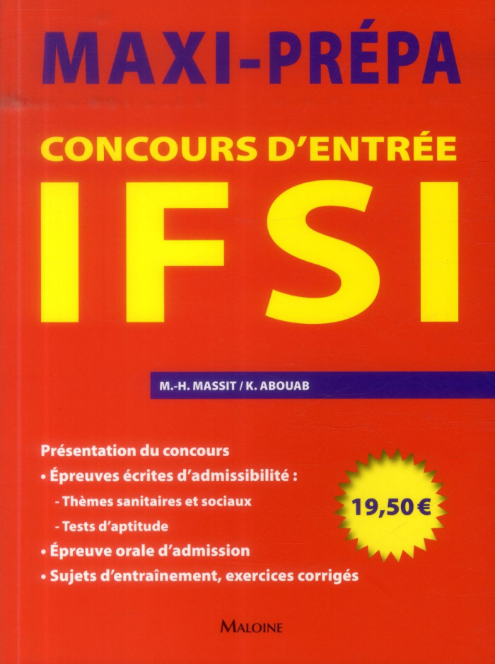 Concours d'entrée IFSI