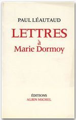 Lettres à Marie Dormoy