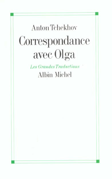 CORRESPONDANCE AVEC OLGA. 1899-1904