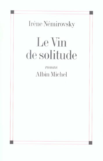 Le Vin de solitude