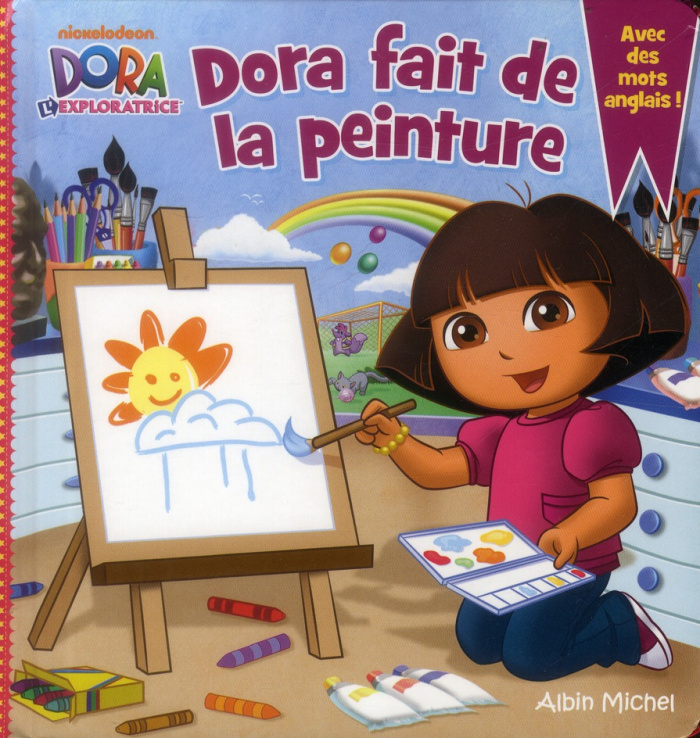 Dora fait de la peinture