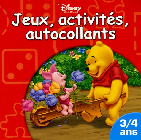 Jeux, activités, autocollants. 3/4 ans