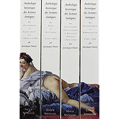 Anthologie historique des lectures érotiques Coffret 4 Volumes