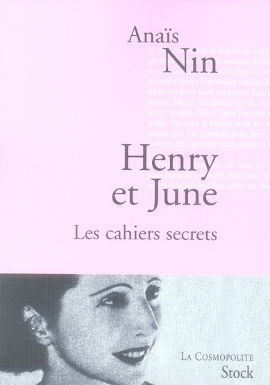 Henry et June. Les cahiers secrets