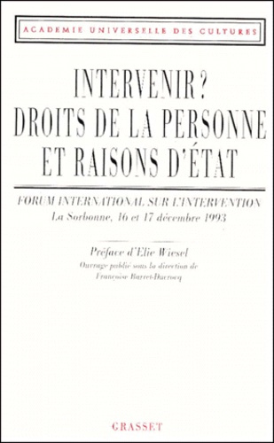 Intervenir ? Droits de la personne et raisons d'Etat
