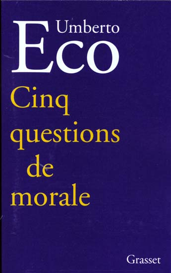 Cinq questions de morale