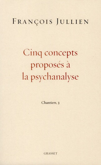 Cinq concepts proposés à la psychanalyse. Chantiers 3
