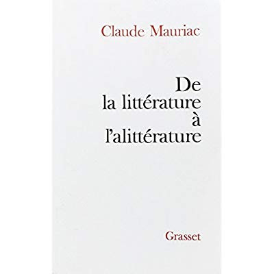 De la littérature à l'alittérature