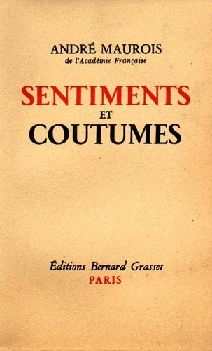 Sentiments et coutumes