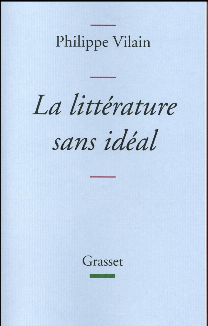 La littérature sans idéal
