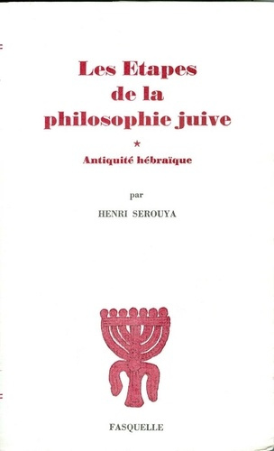 Les étapes de la philosophie juive
