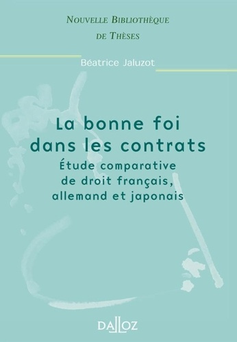 LA BONNE FOI DANS LES CONTRATS