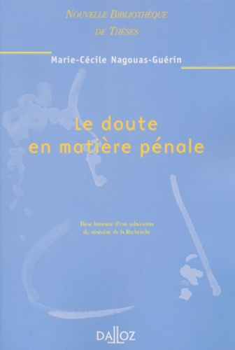 Le doute en matière pénale