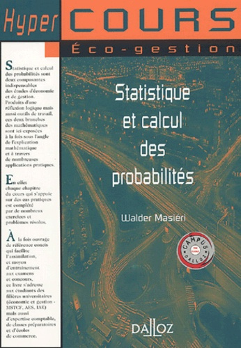 Statistique et calcul des probabilités