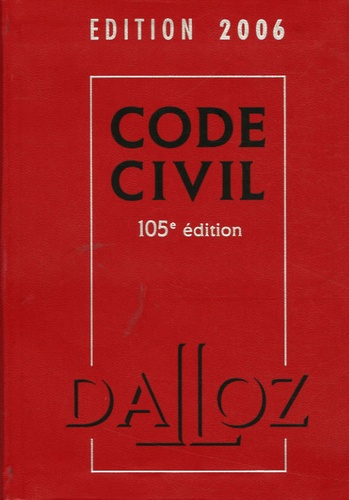 Droit civil 2006. Coffret 2 volumes : Code civil 2006, Lexique des termes juridiques, 4e édition, av