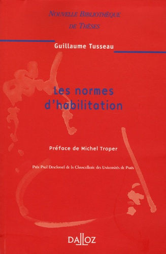 Les normes d'habilitation. Edition 2006
