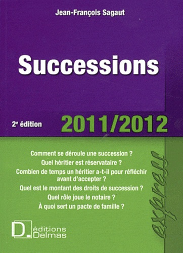 Successions. 2e édition 2011-2012