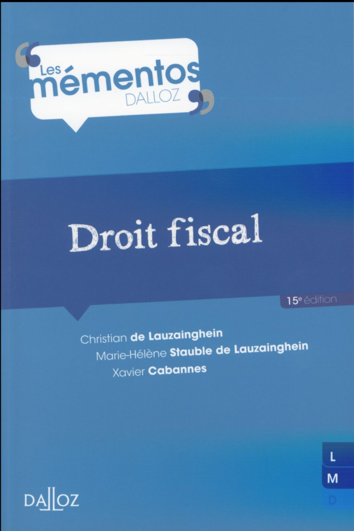 Droit fiscal. 15e édition