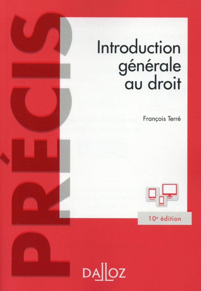 Introduction générale au droit. 10e édition