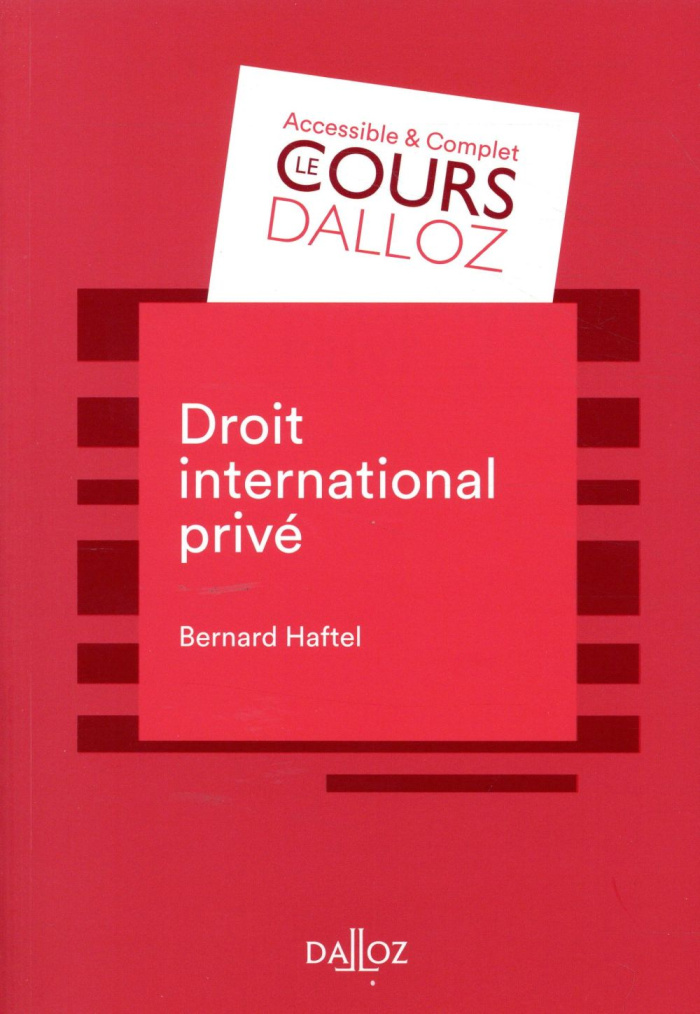 Droit international privé. 7e édition
