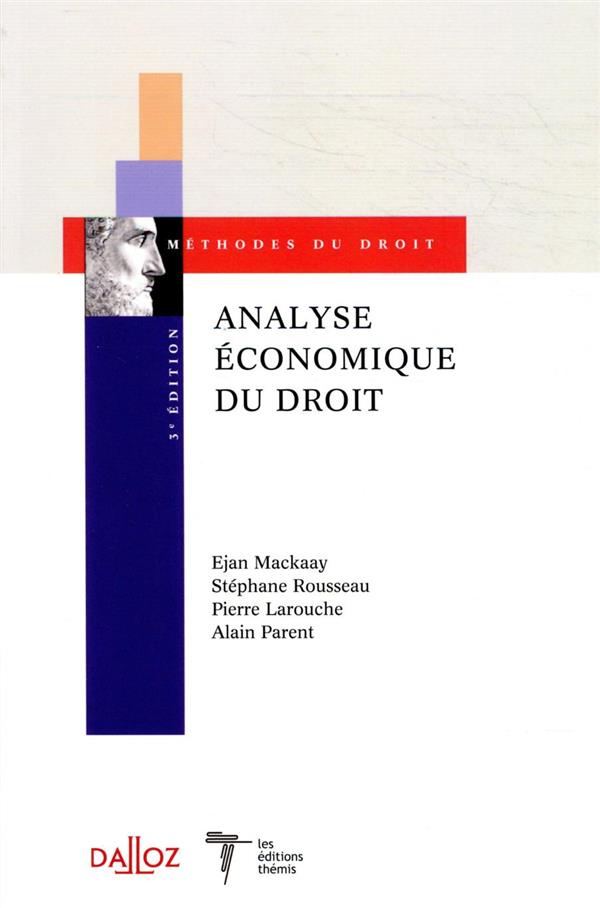 Analyse économique du droit. 3e édition
