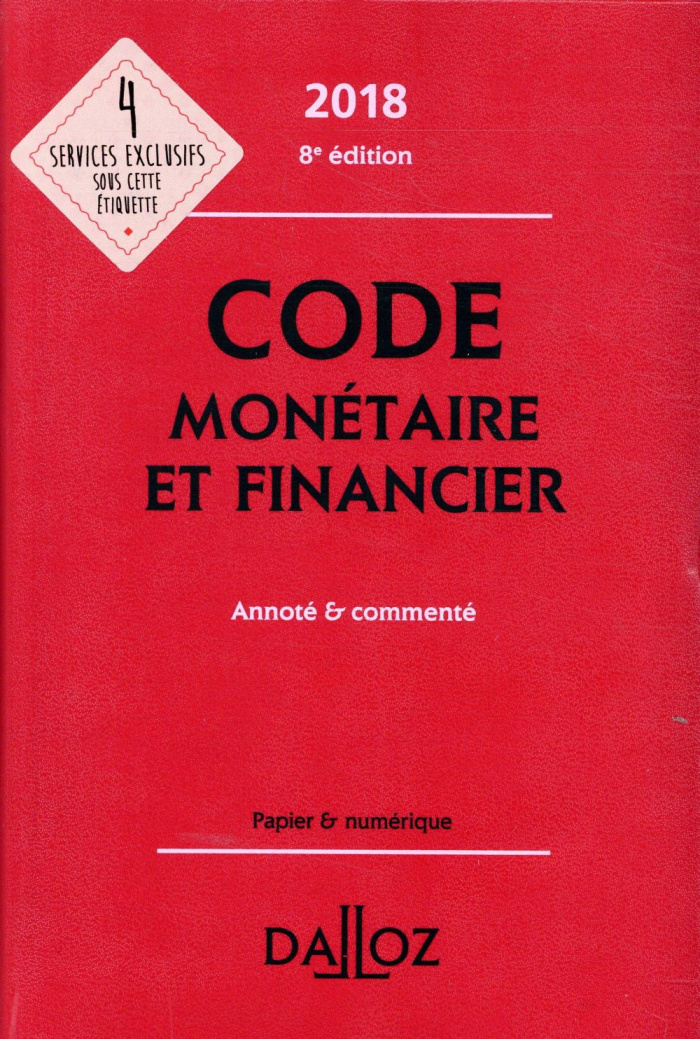 Code monétaire et financier