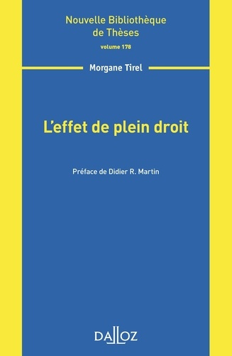 L'effet de plein droit