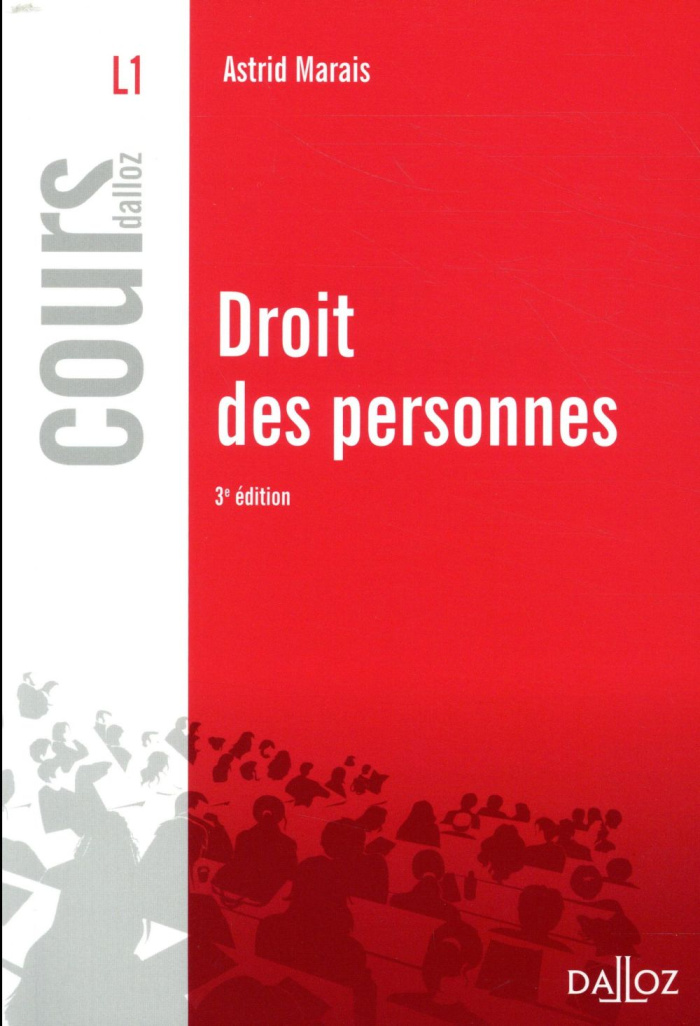 Droit des personnes. Edition 2018