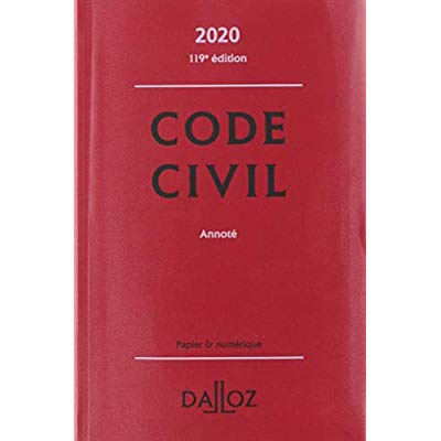 Code civil. Edition 2020
