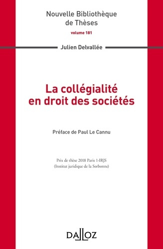 La collégialité en droit des sociétés