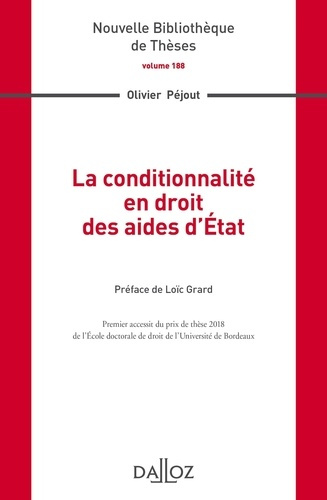 La conditionnnalité en droit des aides d'état