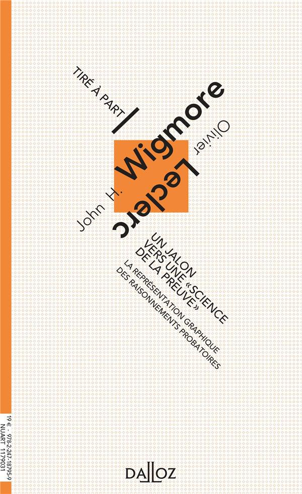 Un jalon vers une "science de preuve". La représentation graphique des raisonnements probatoires, 1e