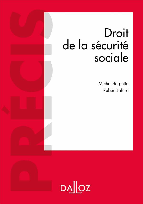 Droit de la sécurité sociale. 19e édition