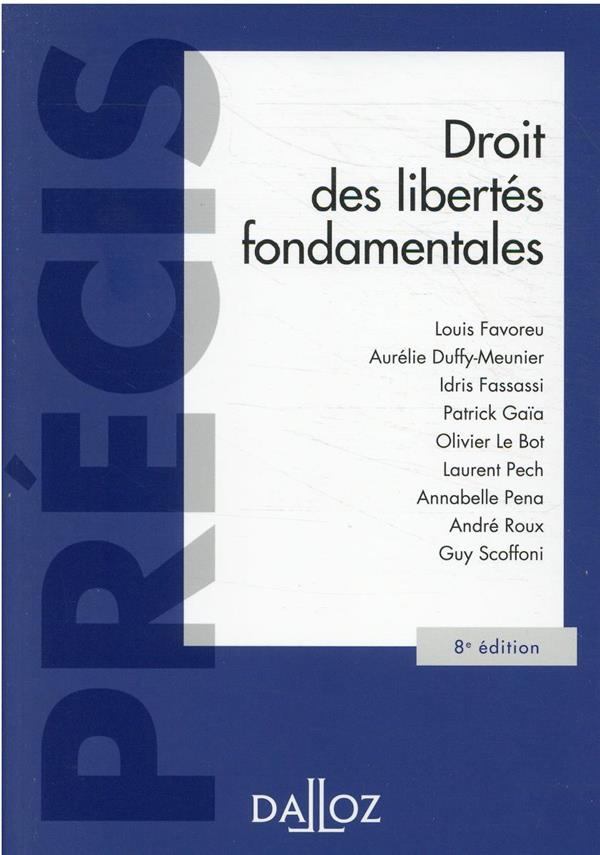 Droit des libertés fondamentales. 8e édition