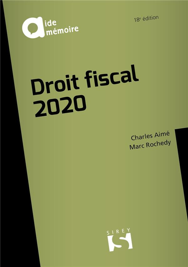 Droit fiscal. Edition 2020