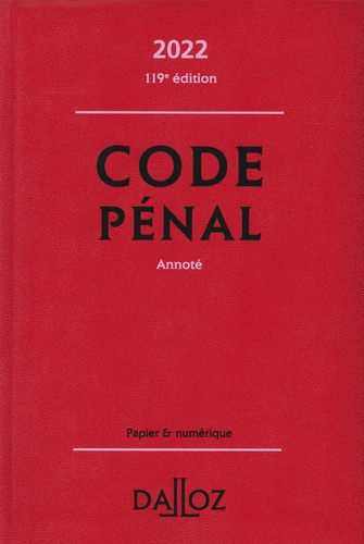 Codes pénal et procédure pénale annotés. Pack en 2 volumes, Edition 2022