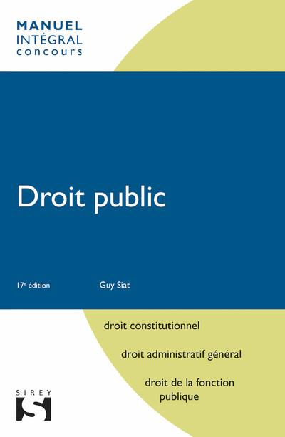 Droit public. 17e édition
