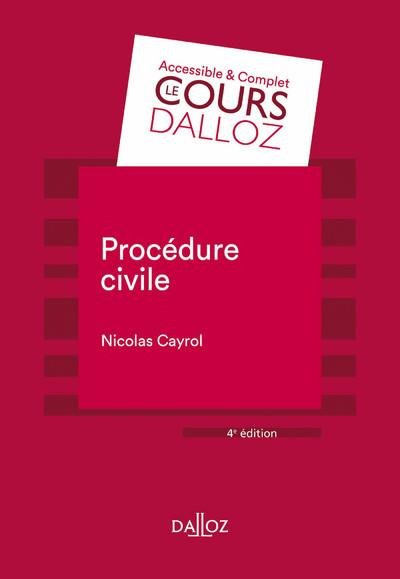 Procédure civile. 4e édition