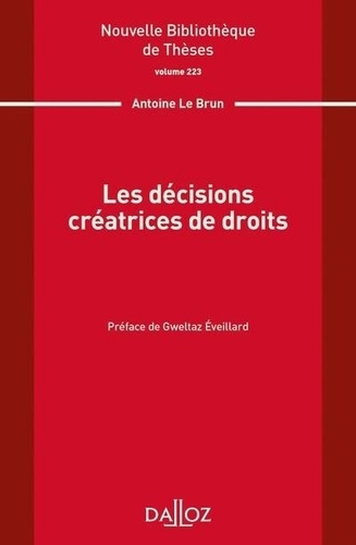 Les décisions créatrices de droits